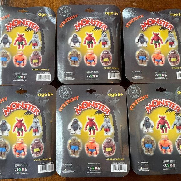 6 SEALED COMPLETE SET Stretchy Monster Stretchable Figures Stretch Armstrong New - Picture 9 of 9
